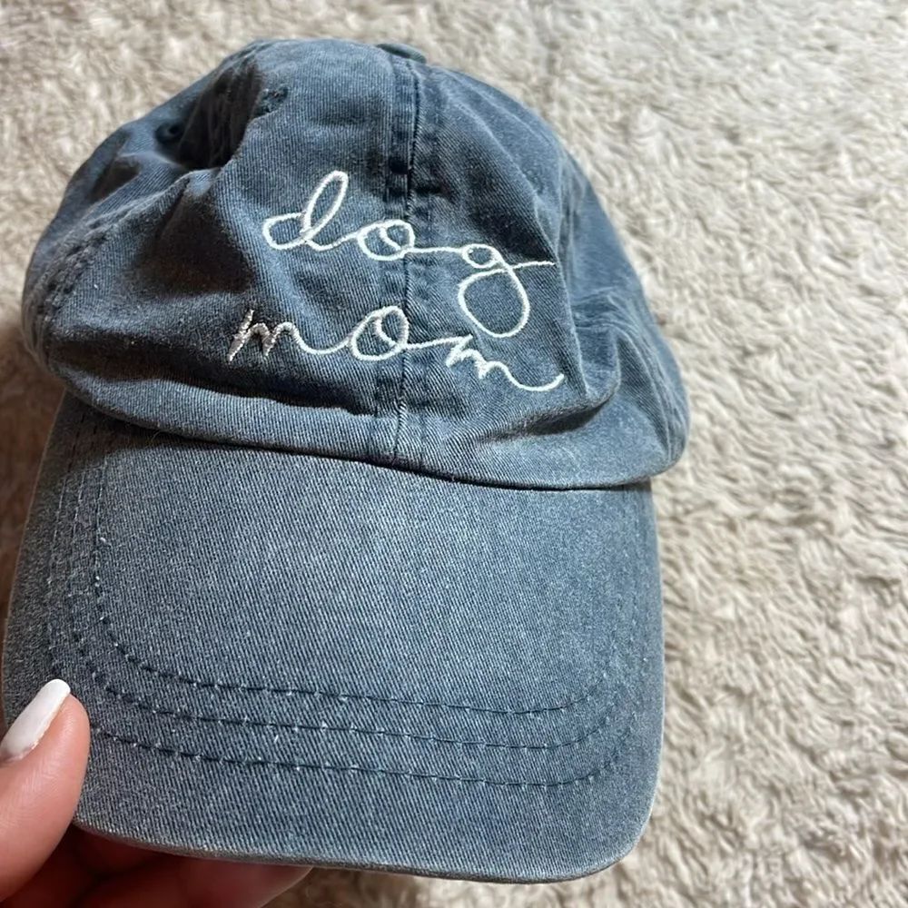 Dog Mom denim hat - Picture 4 of 7